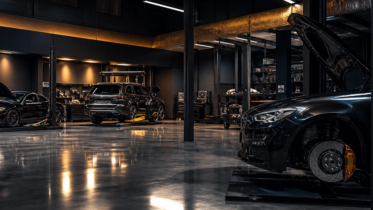 Hamulce i zawieszenie AutoForge Garage